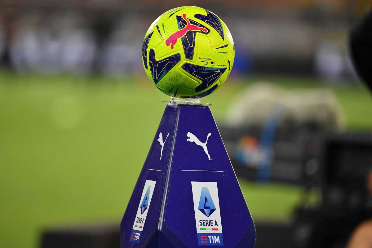 Pallone Serie A prima di una gara 