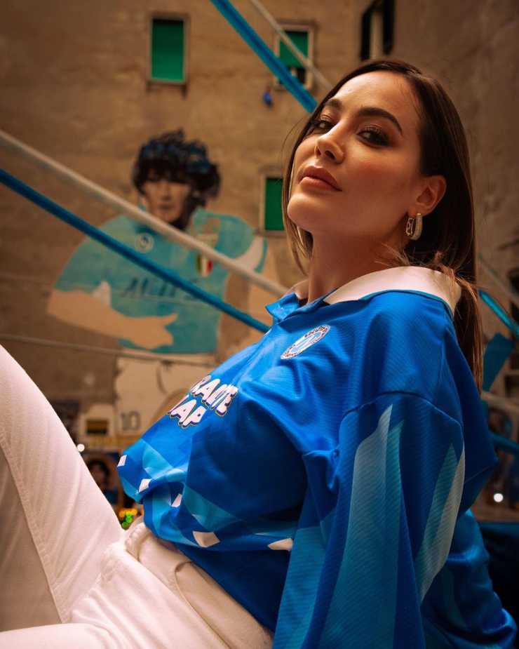 Paola Saulino, lo scatto con Maradona