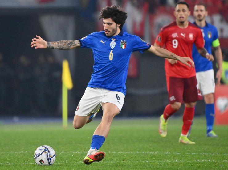 Tonali fuori quota all'Europeo under 21