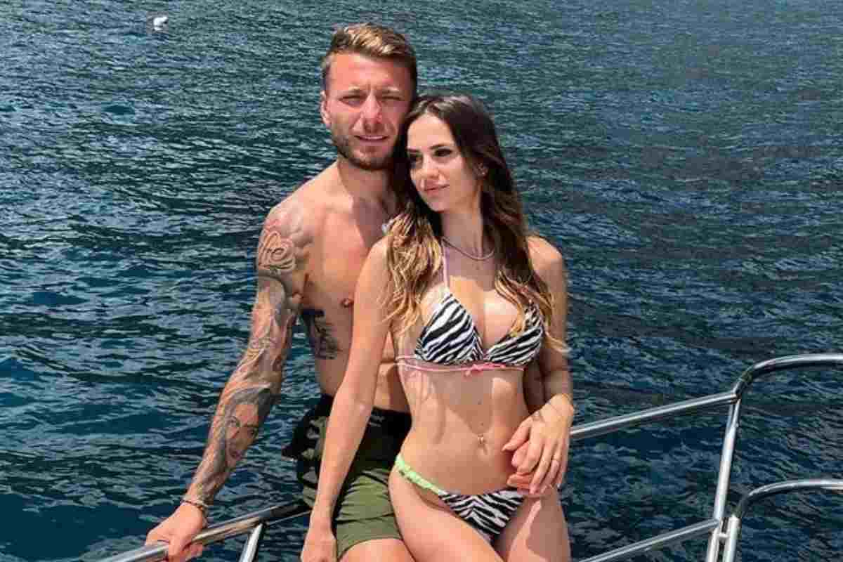 Ciro Immobile e Jessica Melena insieme in barca
