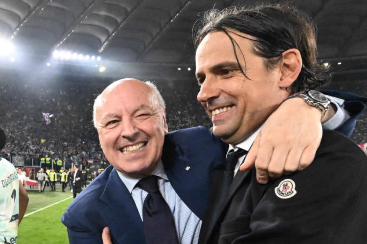Giuseppe Marotta e Simone Inzaghi sempre più vicini al colpo invernale