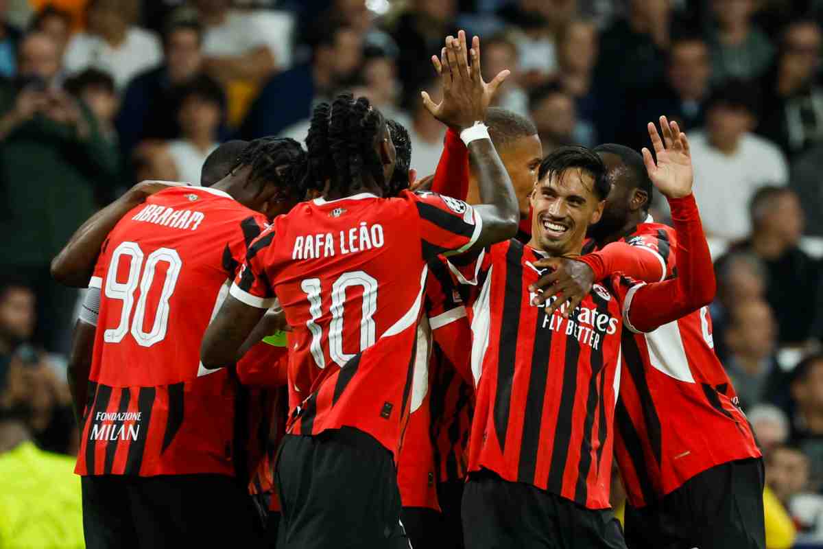Il Milan esulta