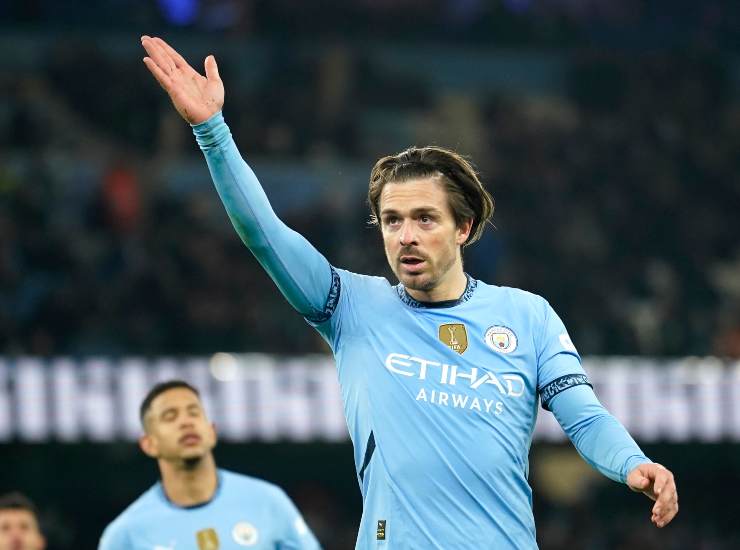 Il giocatore del Manchester City Jack Grealish