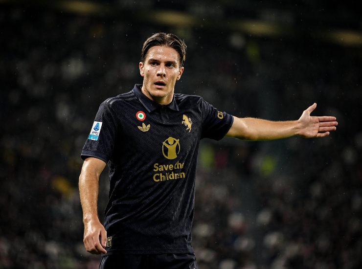 Il centrocampista della Juventus Nicolò Fagioli