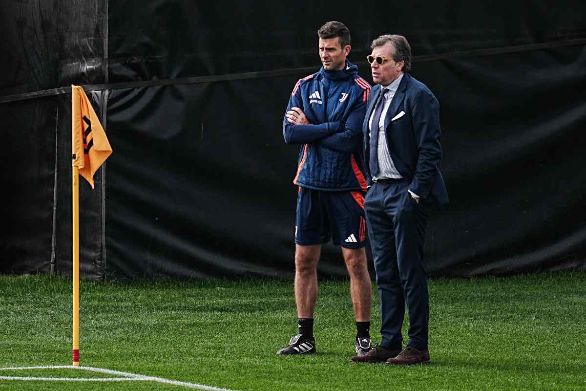 Thiago Motta assieme a Cristiano Giuntoli