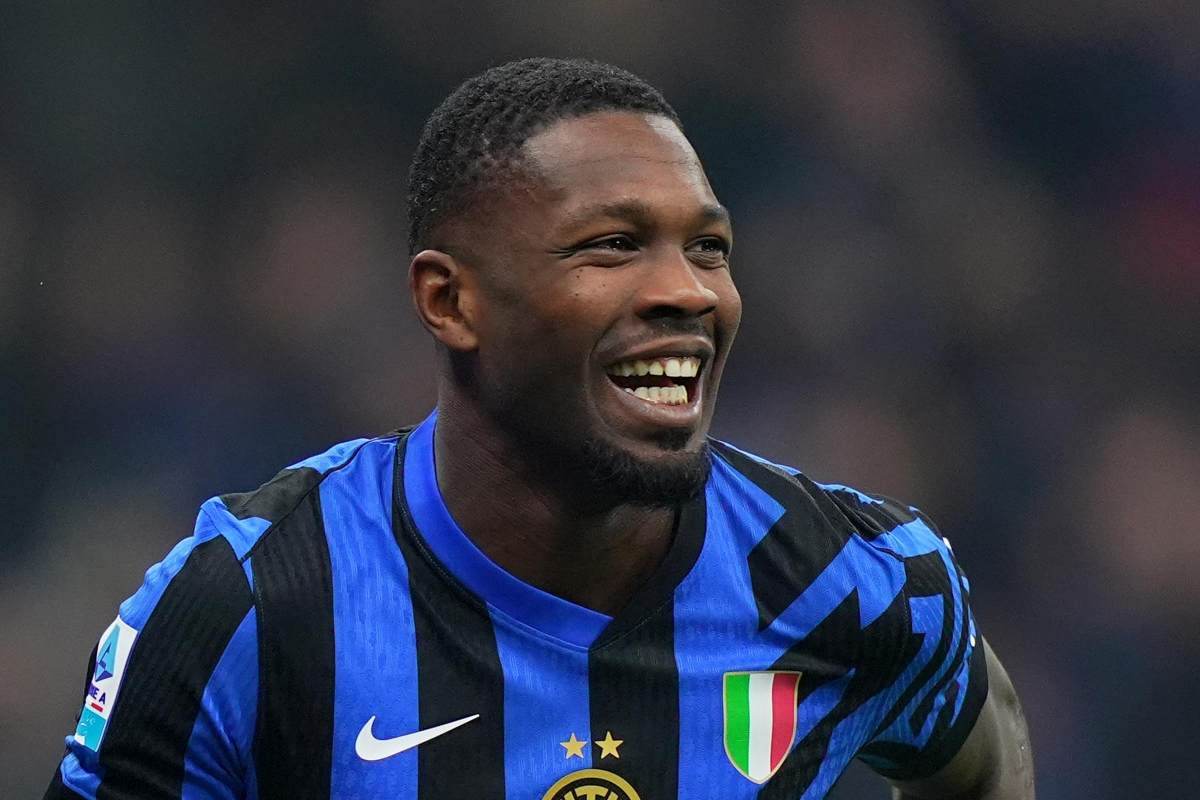 Marcus Thuram esulta