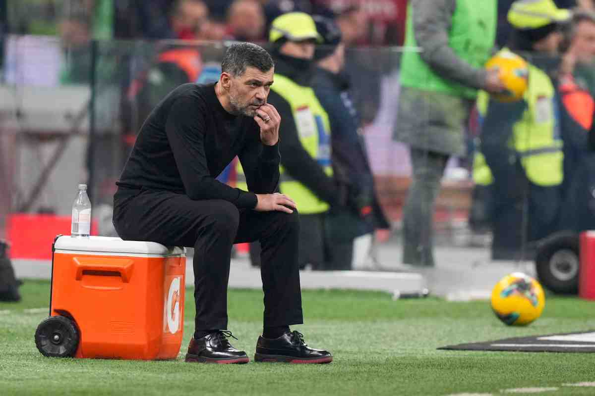 Sergio Conceicao preoccupato in panchina