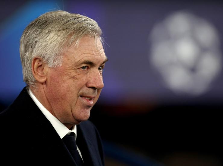 L'allenatore del Real Madrid Carlo Ancelotti