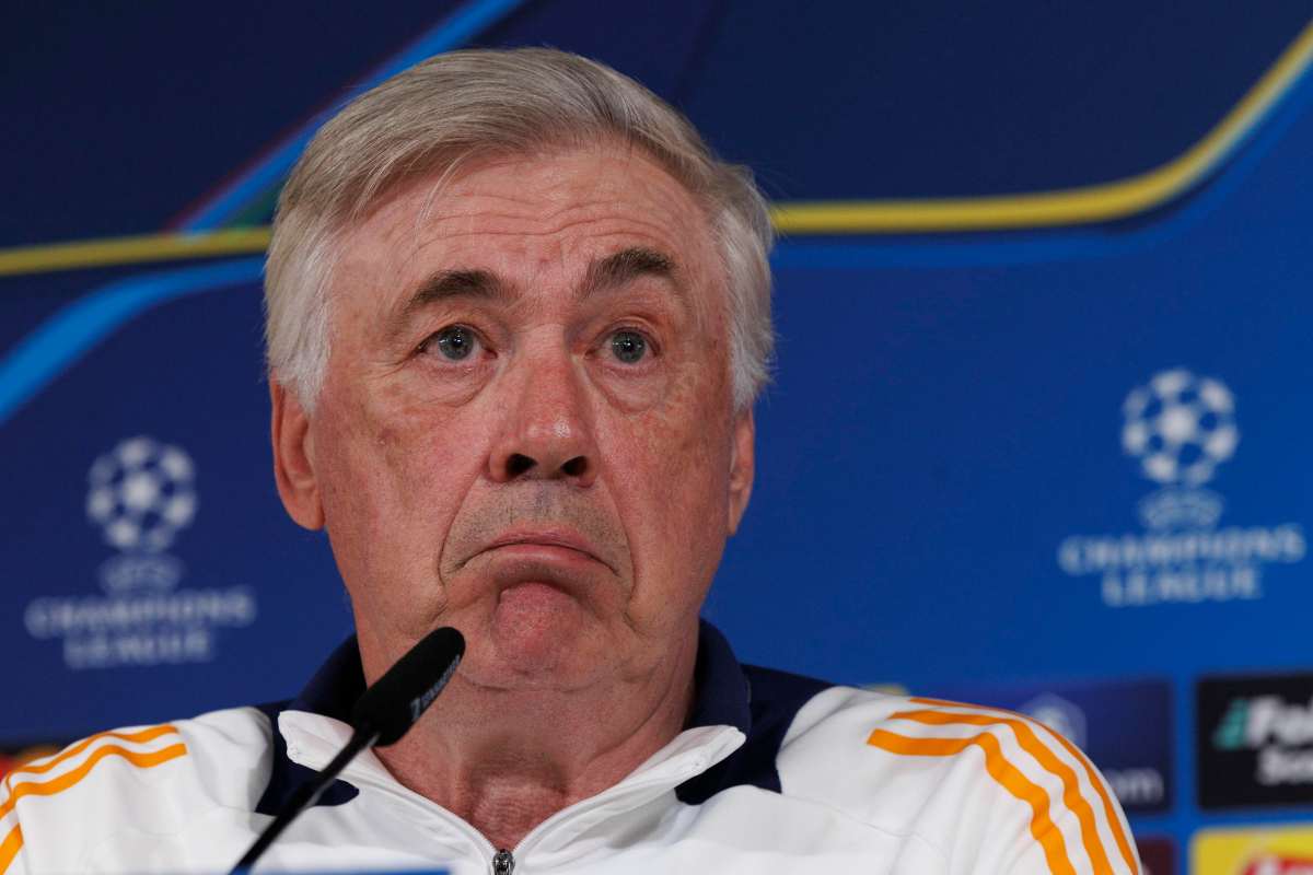 L'allenatore del Real Madrid Carlo Ancelotti