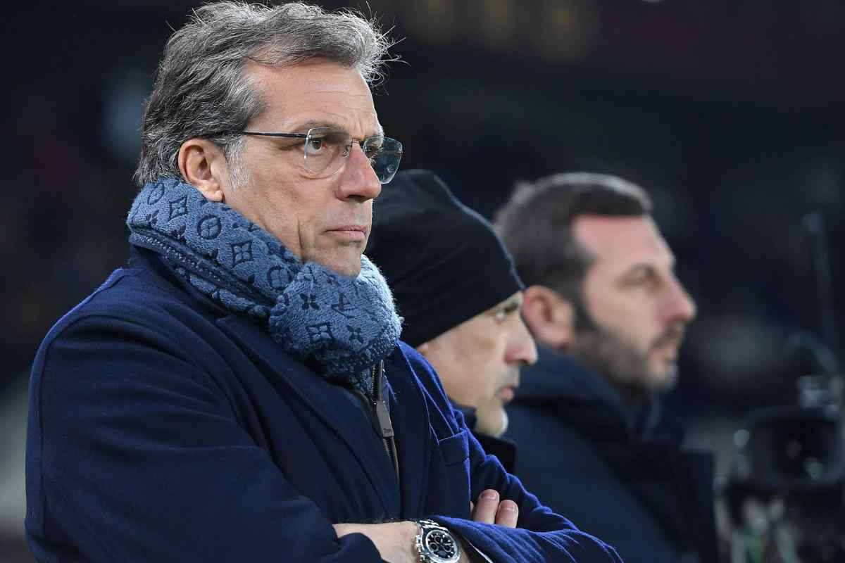 Cristiano Giuntoli preoccupato