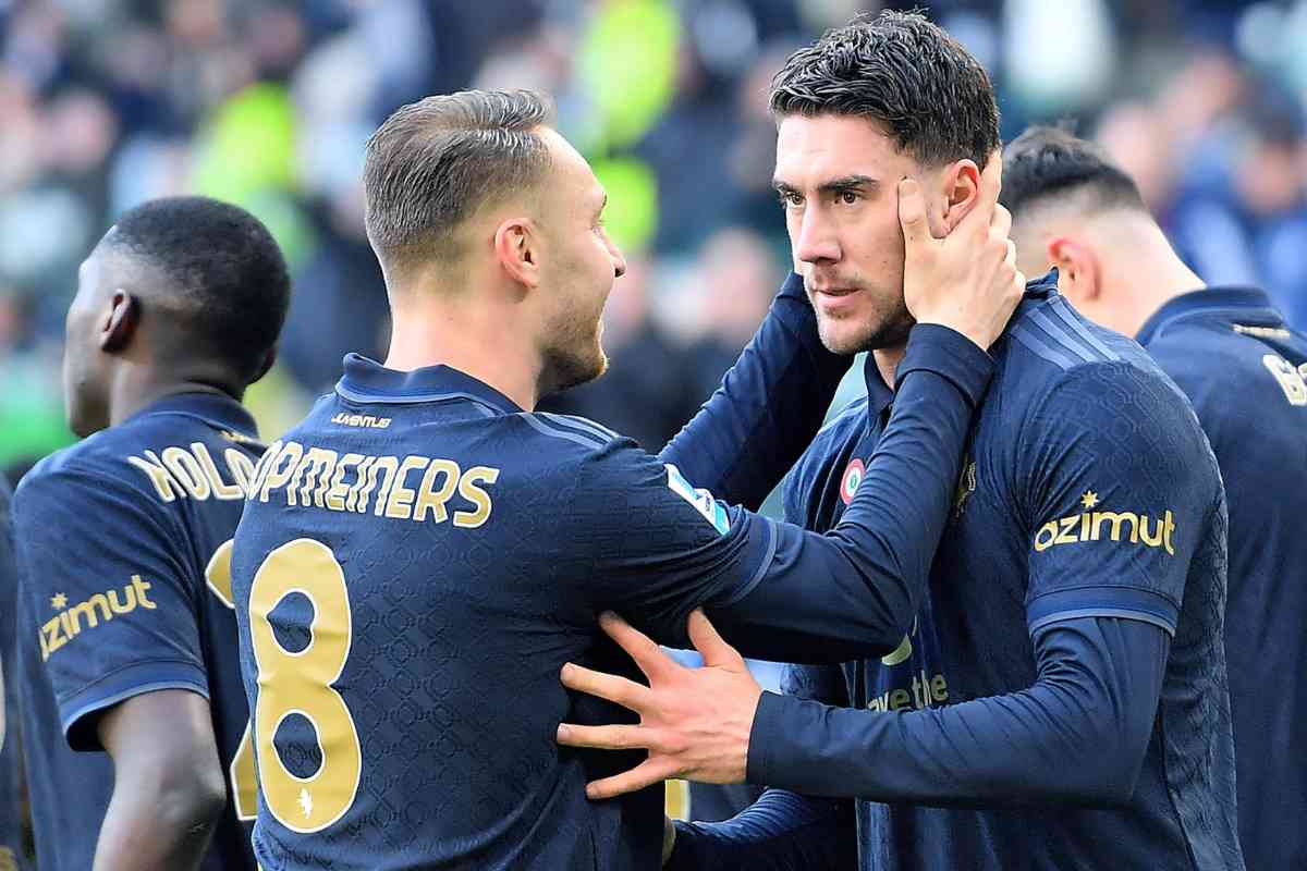 Dusan Vlahovic e Teun Koopmeiners