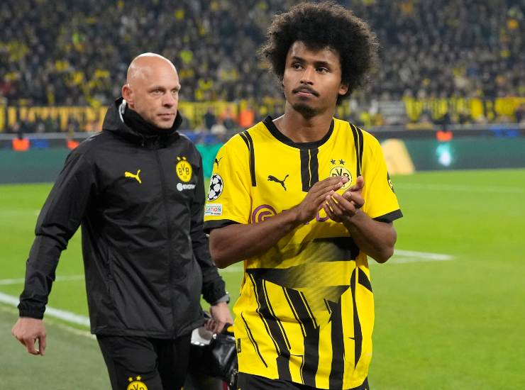 Karim Adeyemi, esterno d'attacco del Borussia Dortmund