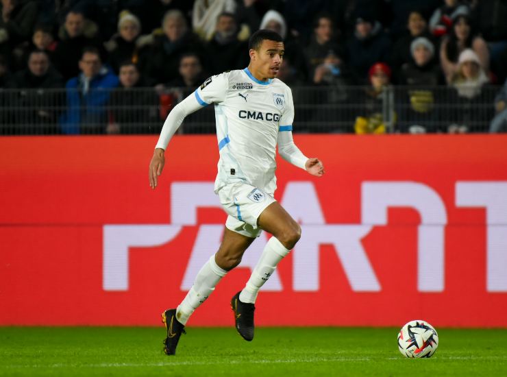 L'attaccante del Marsiglia Mason Greenwood