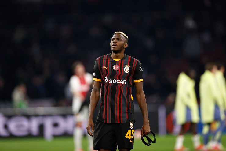 Victor Osimhen con la maglia del Galatasaray