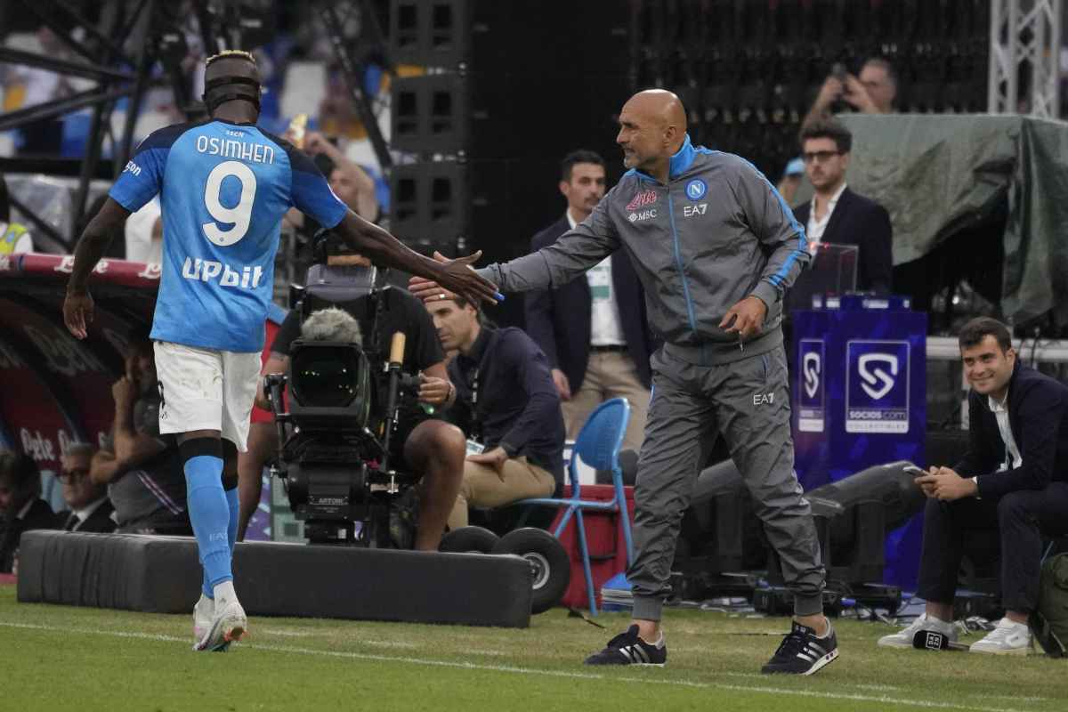 Osimhen e Spalletti ai tempi del Napoli