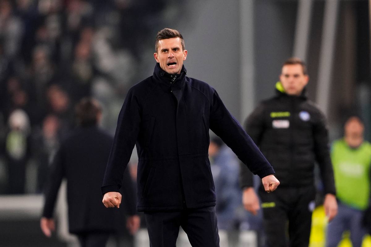 L'allenatore della Juventus Thiago Motta