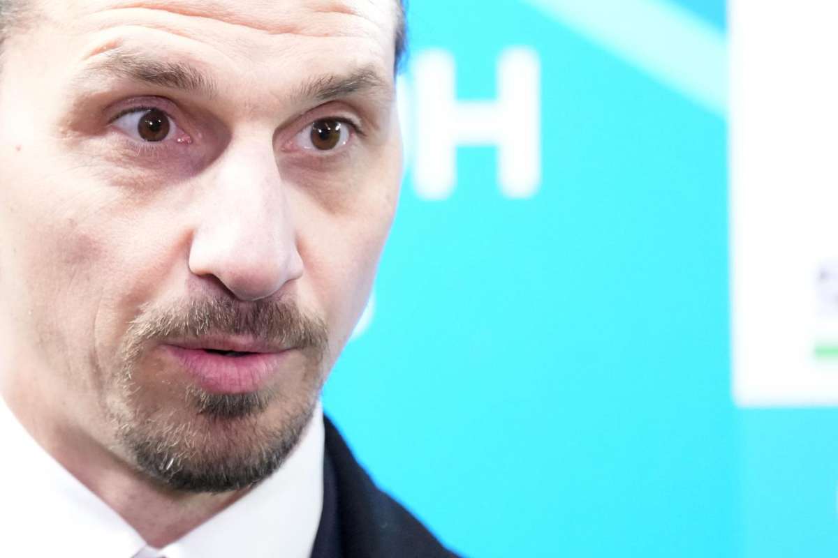 Zlatan Ibrahimovic durante un'intervista