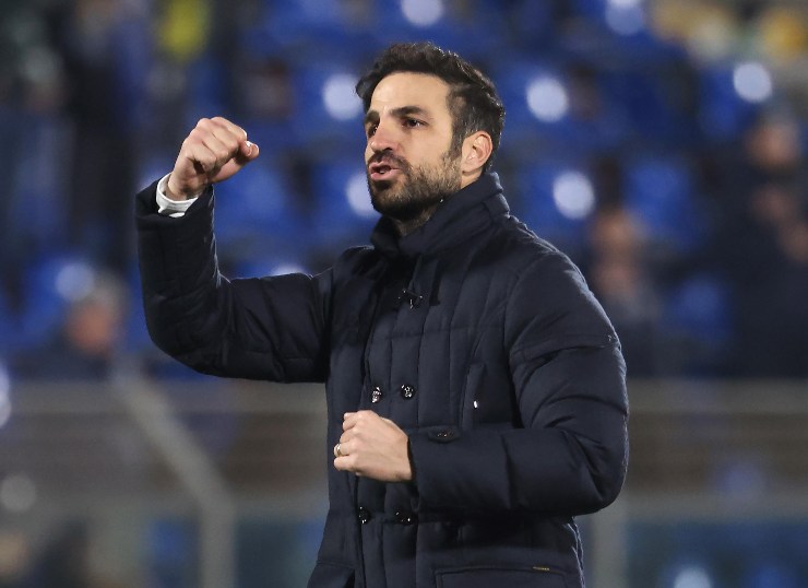 Cesc Fabregas esulta