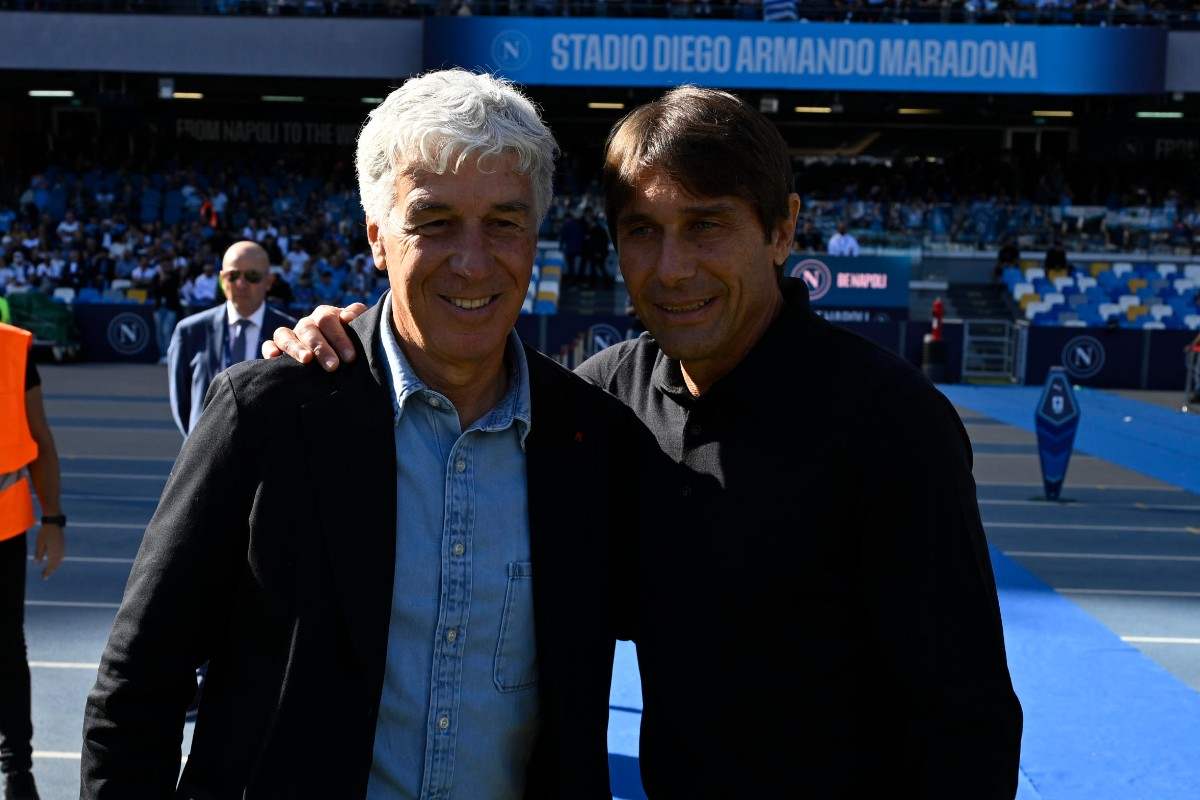 Conte e Gasperini insieme al 'Maradona'