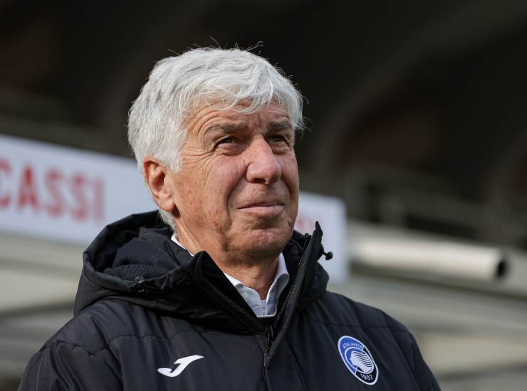 L'allenatore dell'Atalanta Gian Piero Gasperini