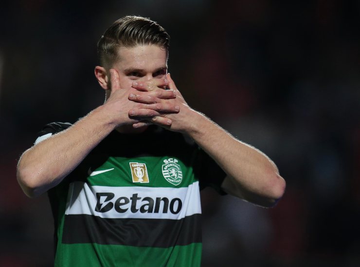 L'attaccante dello Sporting e della Svezia Viktor Gyokeres