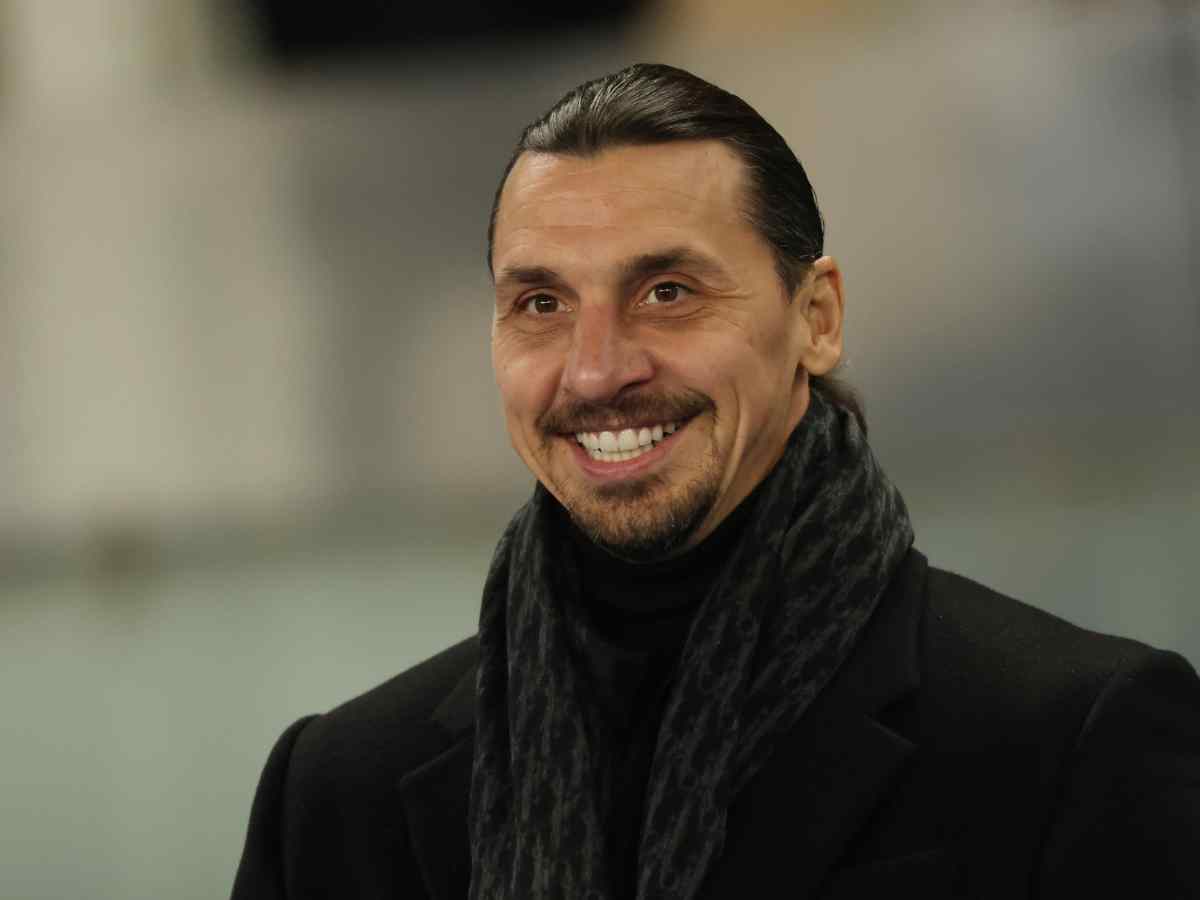 Zlatan Ibrahimovic sorride
