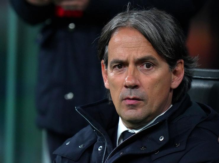 L'allenatore dell'Inter Simone Inzaghi