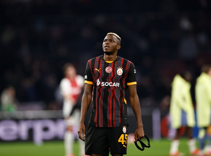 L'attaccante del Galatasaray in prestito dal Napoli Victor Osimhen