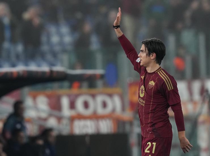 L'attaccante della Roma Paulo Dybala