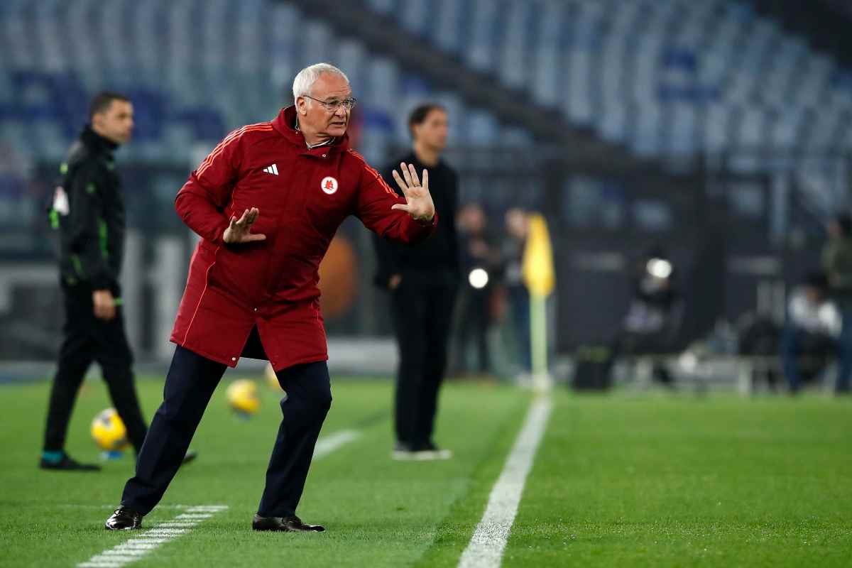 Ranieri sulla panchina della Roma