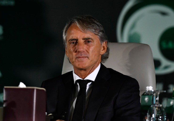 Roberto Mancini in conferenza stampa