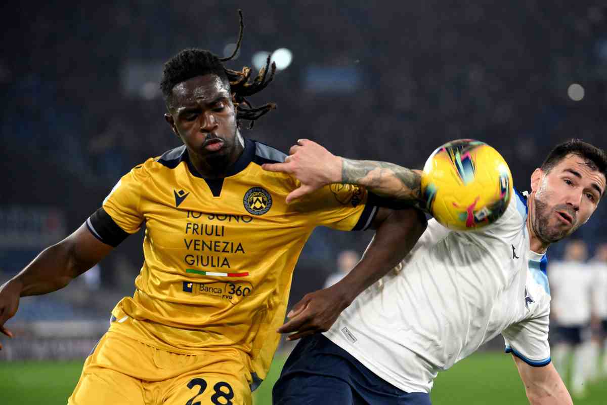 Oumar Solet in campo contro l'Inter 