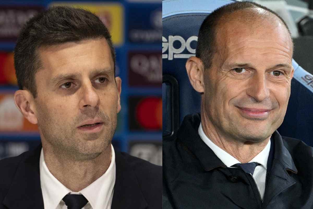 Thiago Motta e Massimiliano Allegri