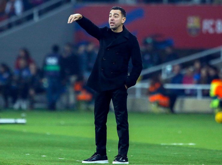 L'ex allenatore del Barcellona Xavi Hernandez