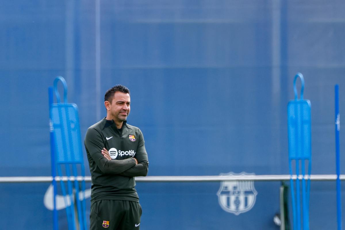 L'ex allenatore del Barcellona Xavi Hernandez