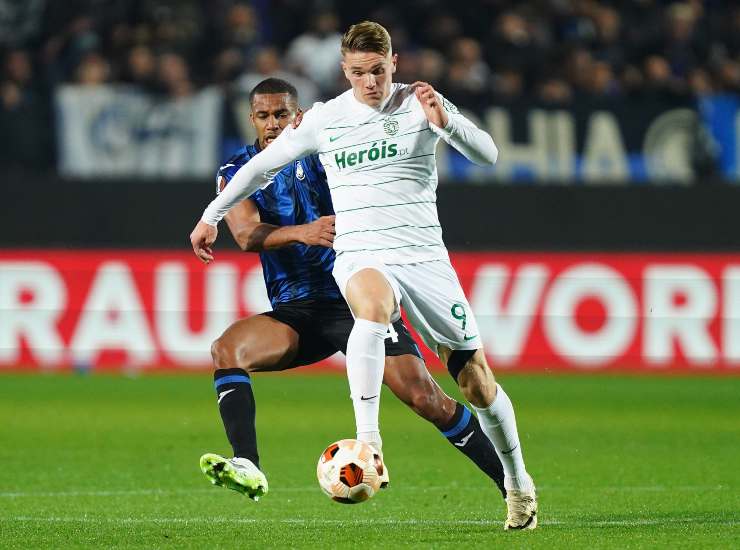 L'attaccante dello Sporting Viktor Gyokeres