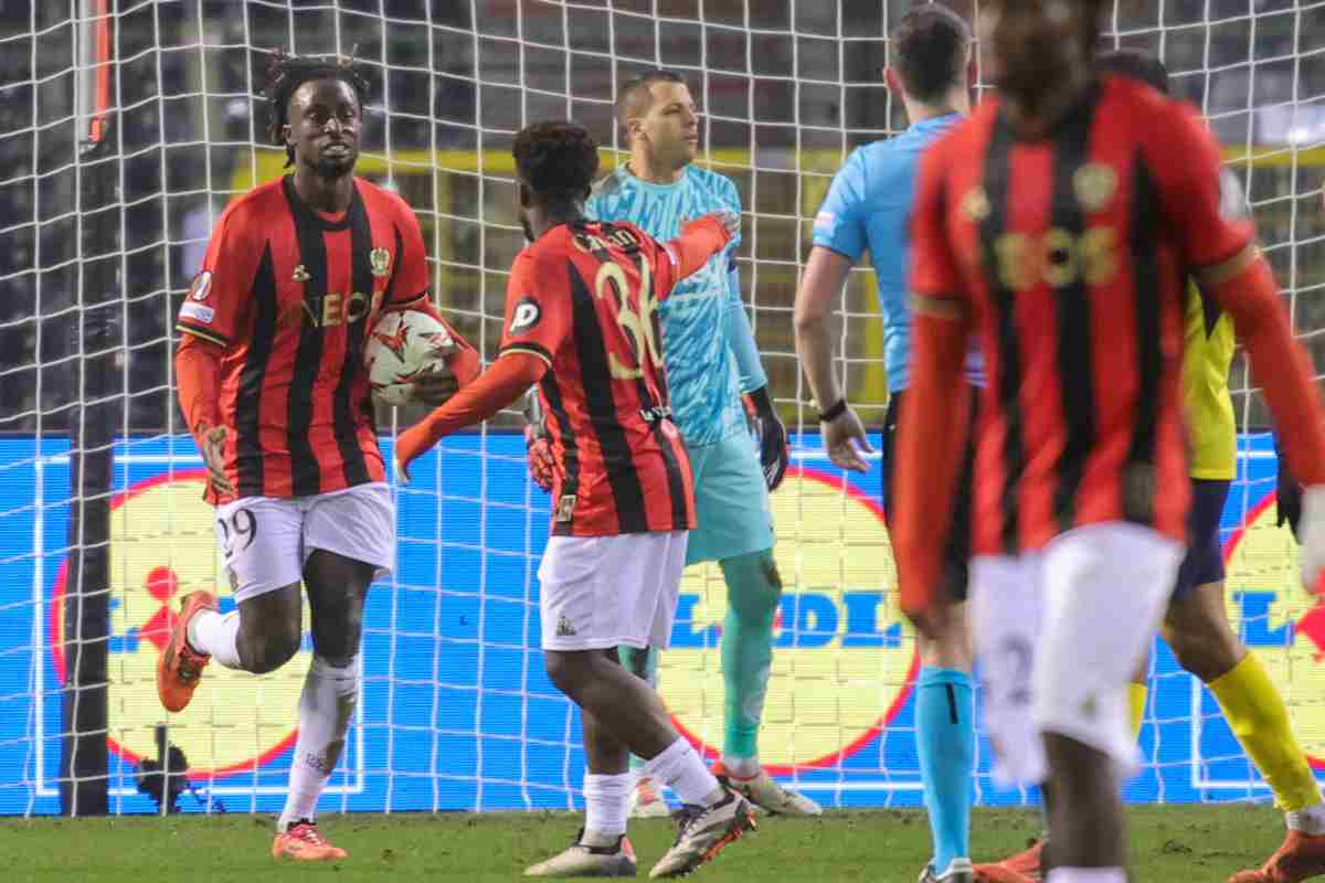 Guessand esulta dopo un gol