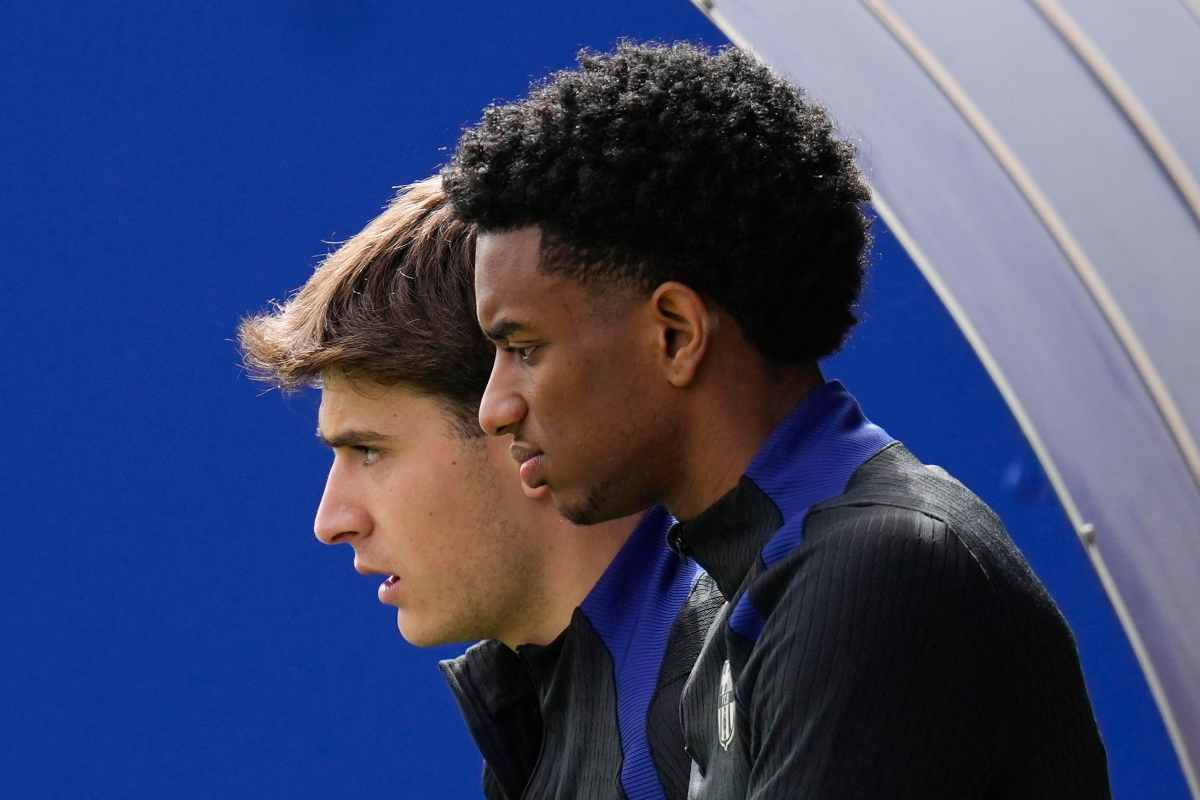 Pablo Torre durante un allenamento