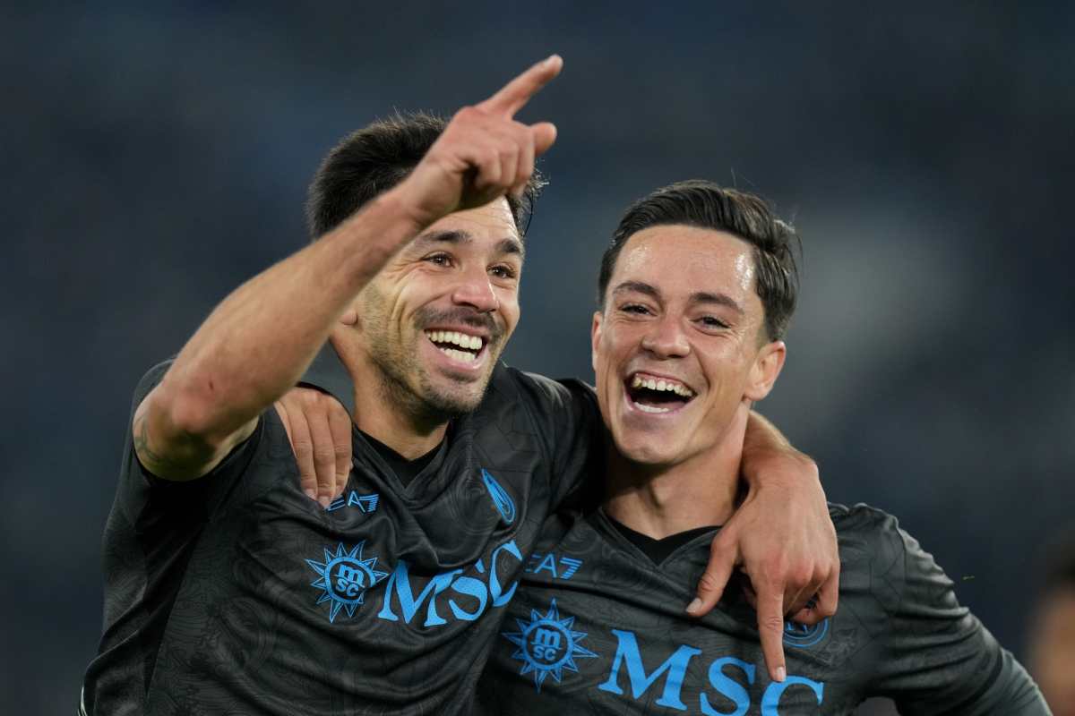 Giacomo Raspadori e Giovanni Simeone