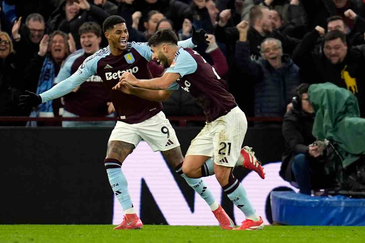 Asensio ai tempi dell'Aston Villa