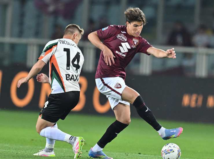 Casadei durante una partita