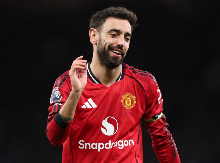 Bruno Fernandes in primo piano