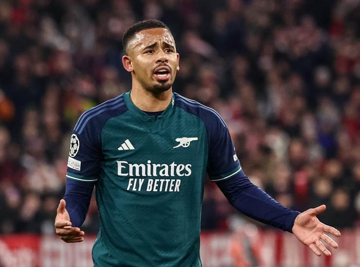 Gabriel Jesus durante una partita