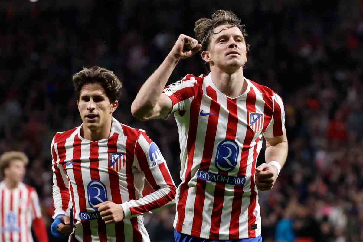 Gallagher esulta dopo una rete