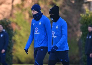 Scalvini in allenamento