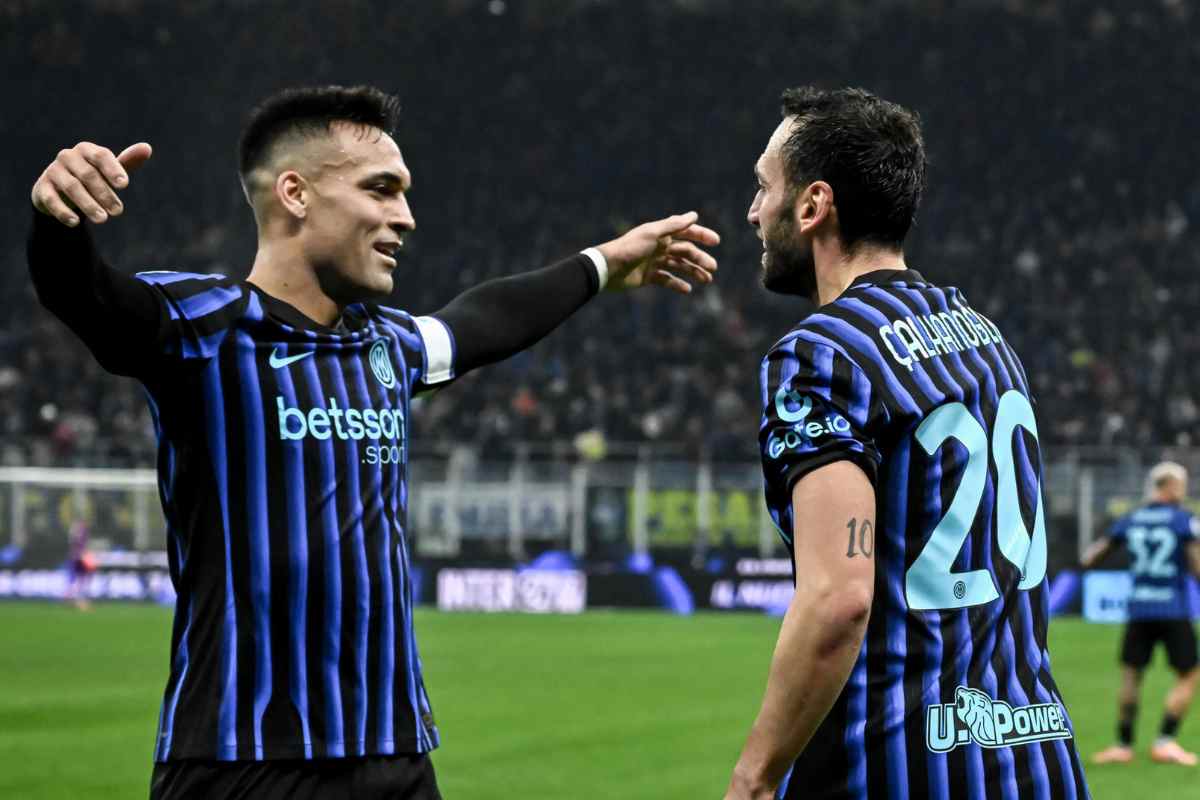 Lautaro Martinez e Calhanoglu