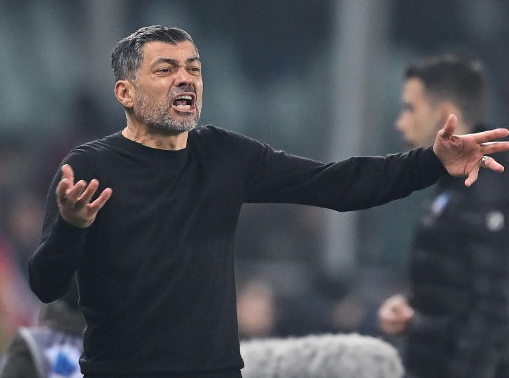 Conceicao durante una partita