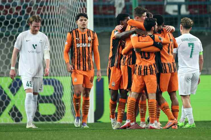Shakhtar Donetsk esultanza