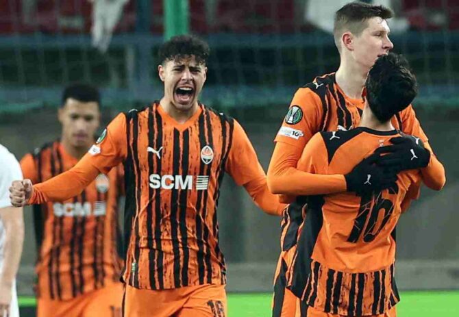 Shakhtar Donetsk esultanza
