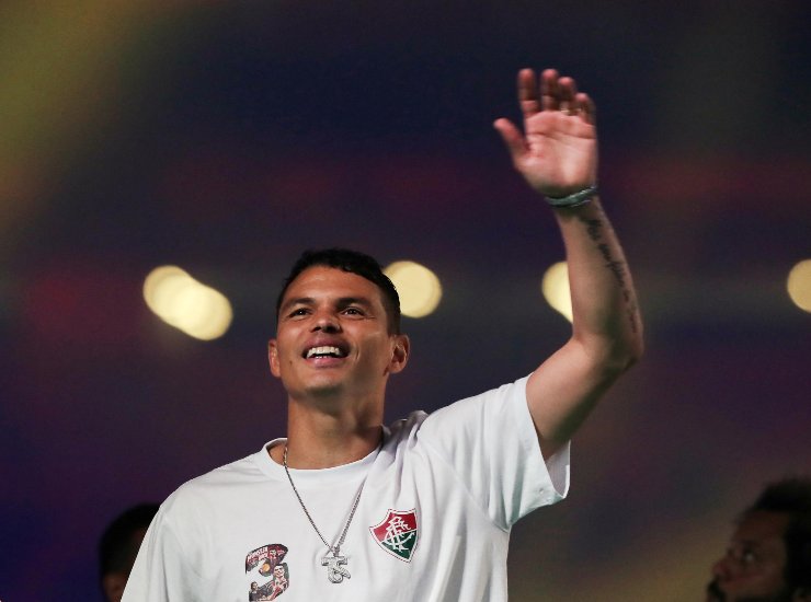 Thiago Silva sorridente